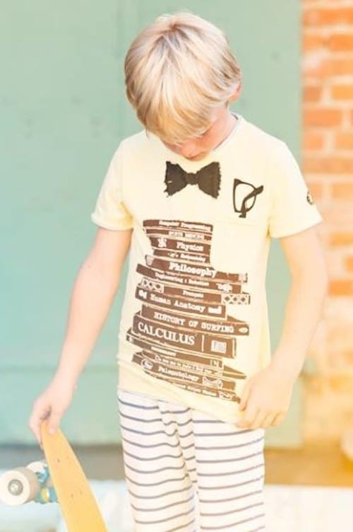 Mini Shatsu Geek Books ss Boys Tee