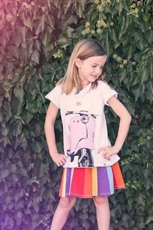 Mini Shatsu Rainbow Scooter Dress