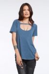 Chaser Brand Front Vent Shirttail Tee Wave & Breeze