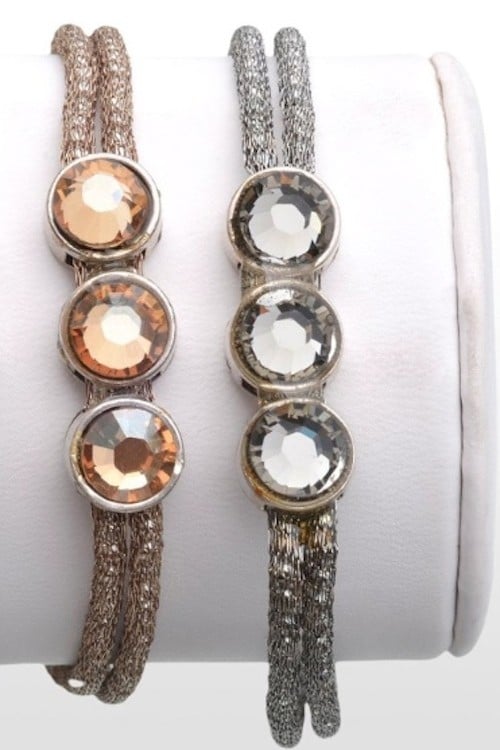 Swarovski Three Stone wrap Bracelet