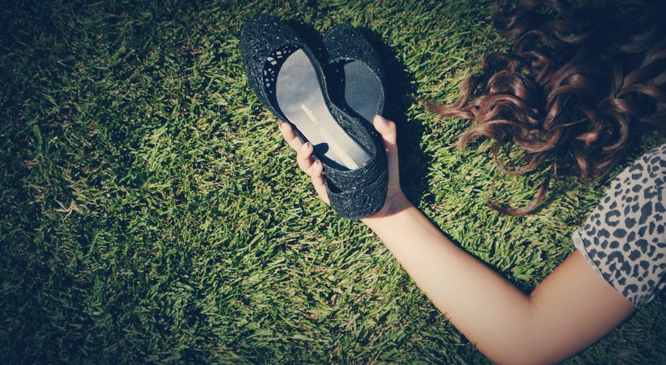 Melissa Shoes Campana Black Zig Zag