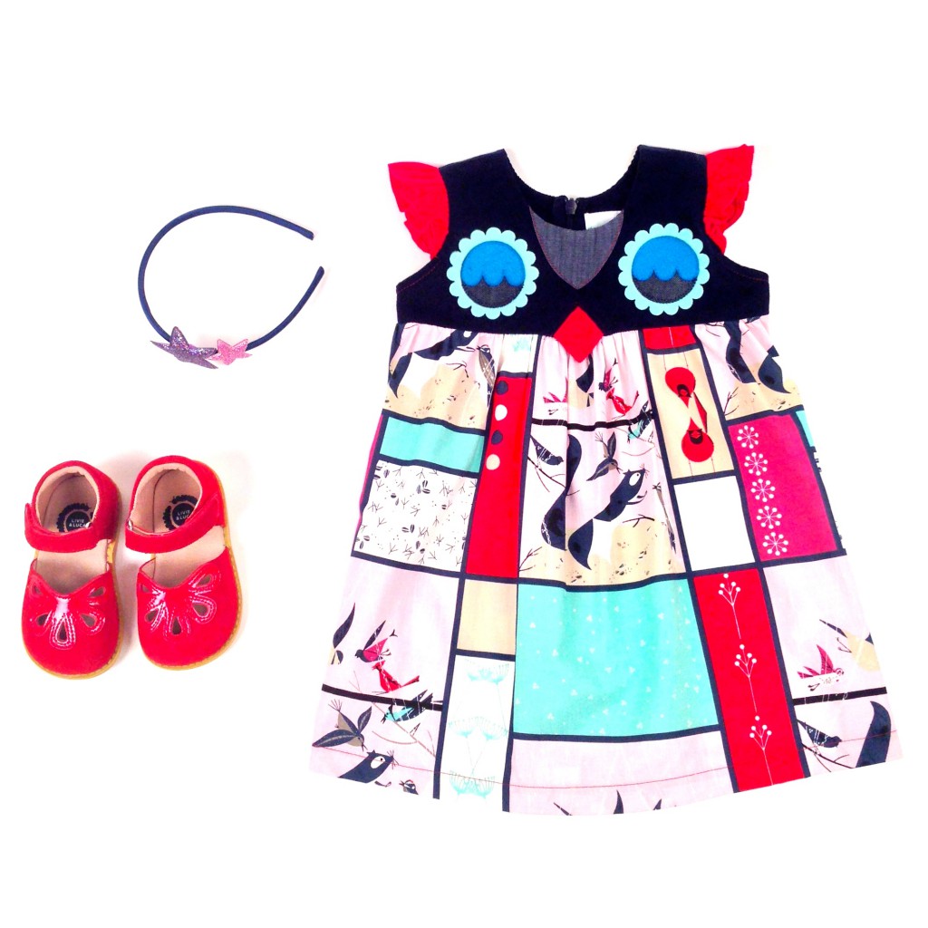 DECAF PLUSH OWL DRESS