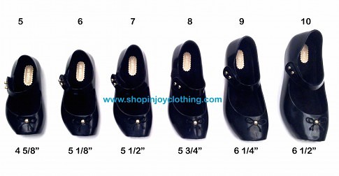 Mini Melissa Shoes Size Chart