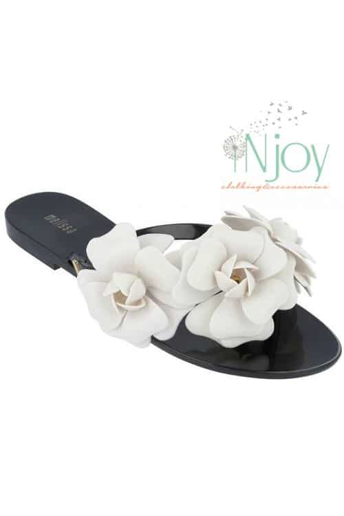præmie hagl Sprællemand Melissa Shoes Harmonic Floral Thong Sandal | Shopinjoy.com