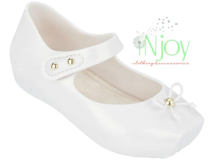 Mini Melissa Ballet Shoe White