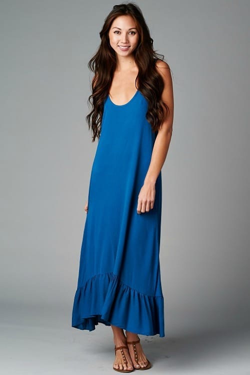 INDIGO MIDI DRESS