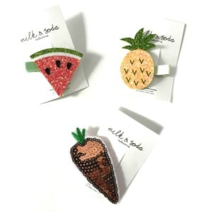 Milk Soda Pineapple Hair Clip Australia