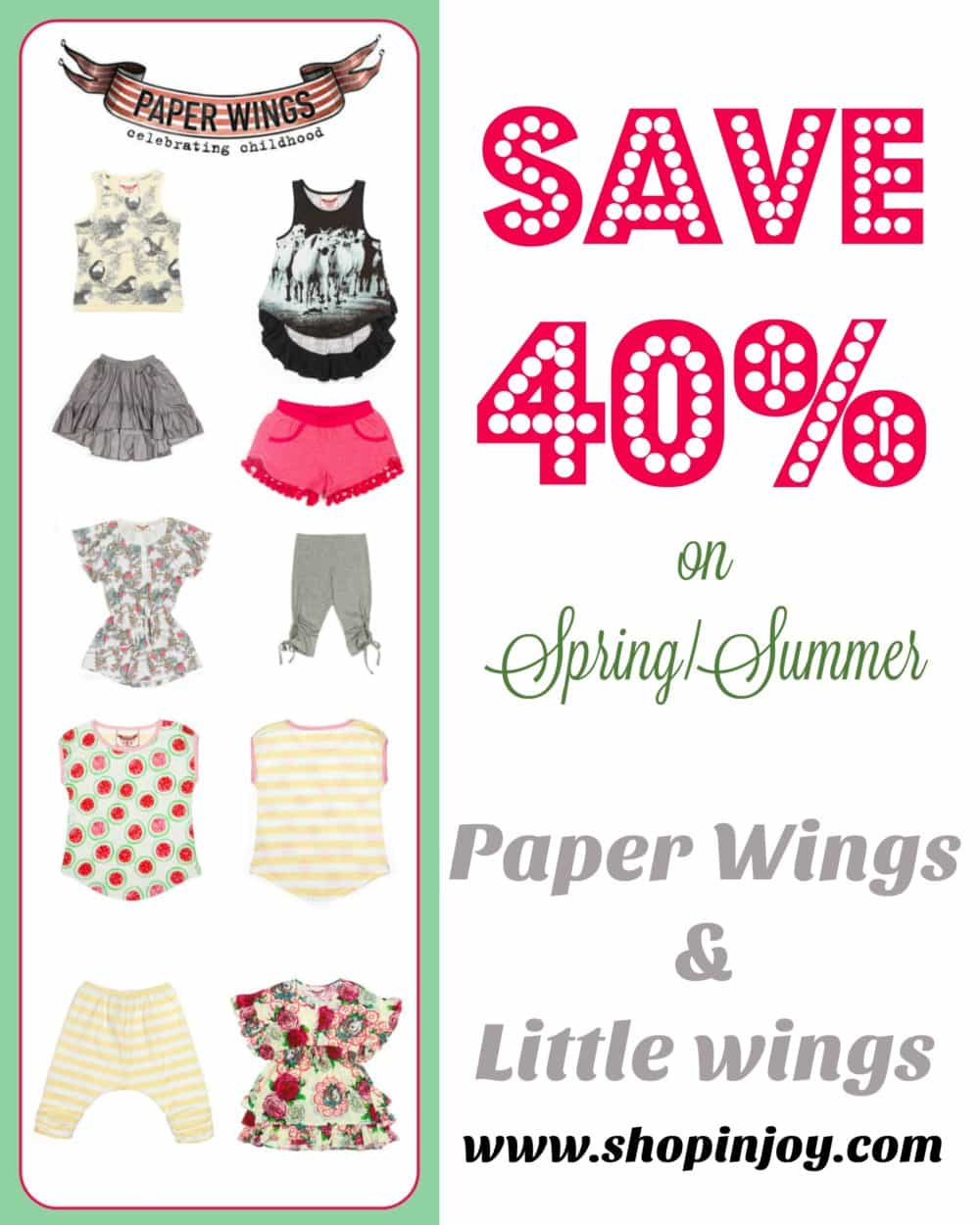 paper wings sale