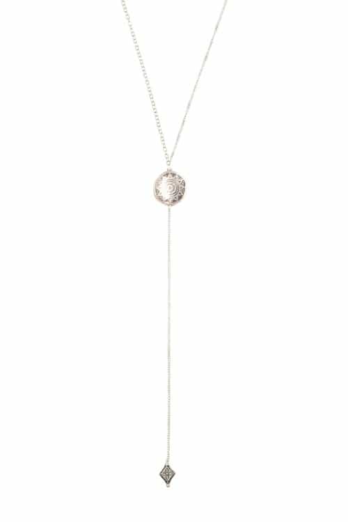 vanessa monne chantal rosary silver necklace