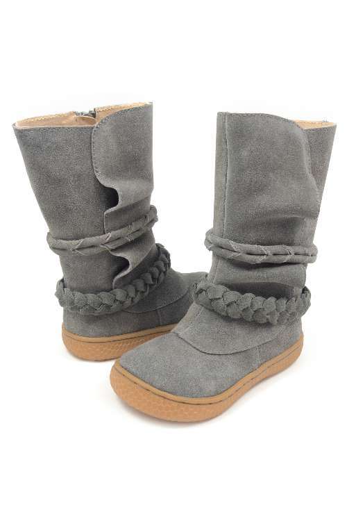 Livie & Luca Calliope Boot Gray Suede