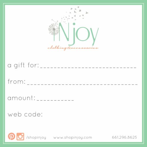 www.shopinjoy.com gift card