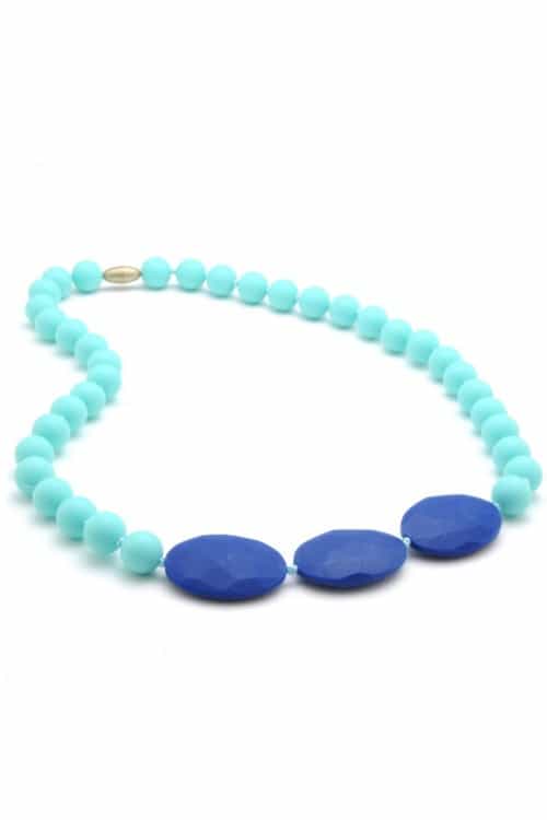 chew beads necklace greenwich turquoise